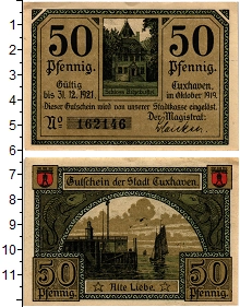 банкнота(бона) - германия : нотгельды 50 пфеннигов - подробная информация фото 1