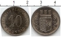 нотгельд - олигс 10 пфеннигов - подробная информация фото 1