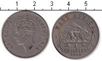 монета - восточная африка 1 шиллинг - подробная информация фото 1