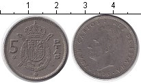 монета - испания 5 песет - подробная информация фото 1
