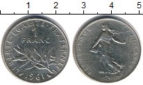 монета - не определено 1 франк - подробная информация фото 1