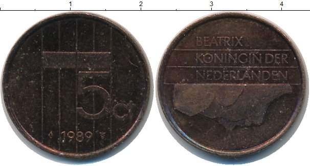 0 29 в рублях. Нидерланды 5 центов 1989 год.