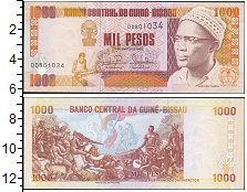 Банкнота Гвинея-Бисау 1000 песо 1993 UNC