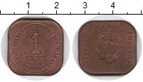 монета - малайя 1 цент - подробная информация фото 1